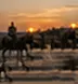 Amanecer sobre la marisma de Doñana
