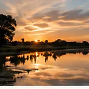 Atardecer en El Rocío