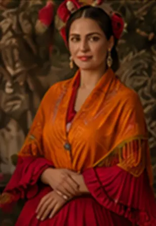 Cantaora interpretando sevillanas rocieras